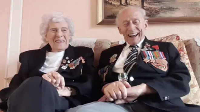 Alan and Edna Gullis have been married for 76 years