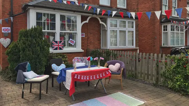 People across Britain have enjoyed socially distanced garden parties