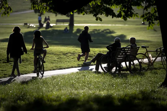 People will now be allowed to sit in parks under the new rules