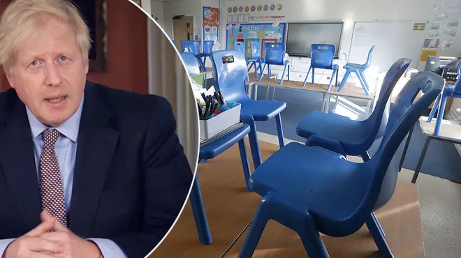Boris Johnson touched upon a phased reopening of schools in new lockdown review