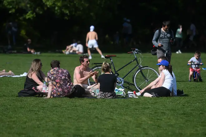 Police will no longer stop people sitting in the park, but they can only meet one person outside their household