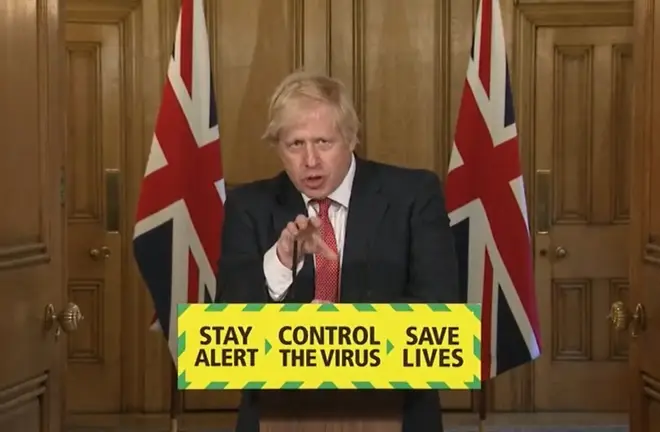 Boris Johnson called on the public to use "good solid British common sense"