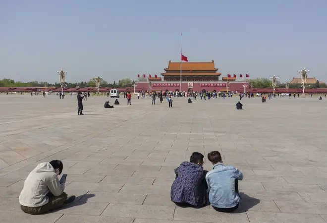Flags at Tiananmen Square lowered to half-mast to mourn medical staff and citizens lost to coronavirus