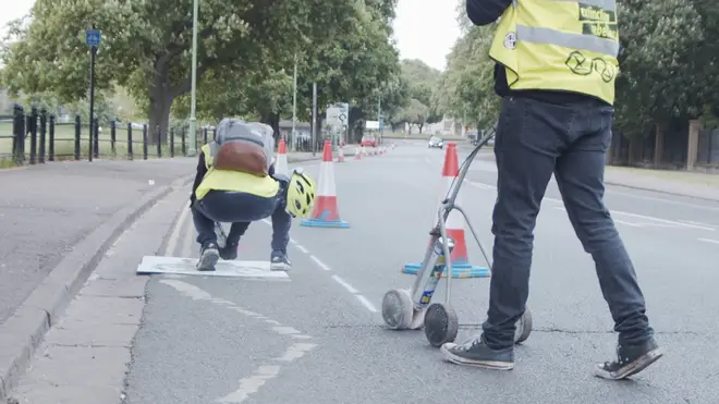 The eco-campaign-group announced it had opened two cycle lanes
