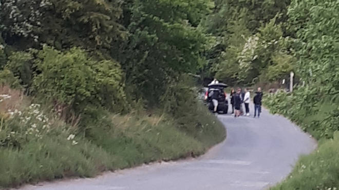 Officers dispersed the “mass gathering” at Granville Country Park in Telford just after 8pm on Saturday