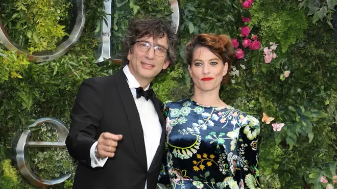 Neil Gaiman with his wife, the musician Amanda Palmer