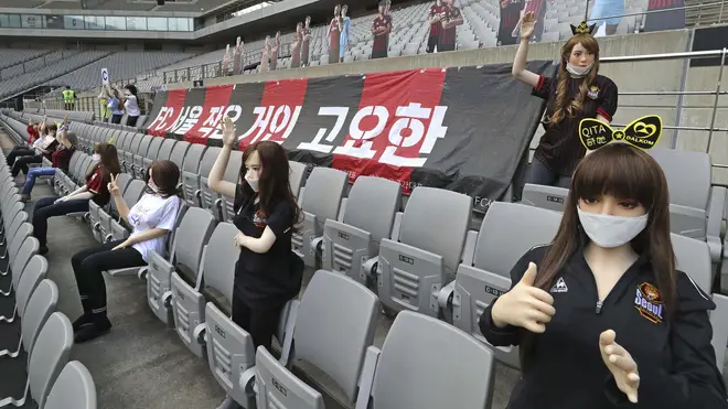 FC Seoul inadvertently used what appeared to be sex dolls to fill empty stands