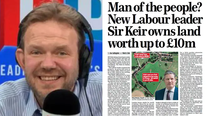 James O'Brien ridiculed the Mail on Sunday story