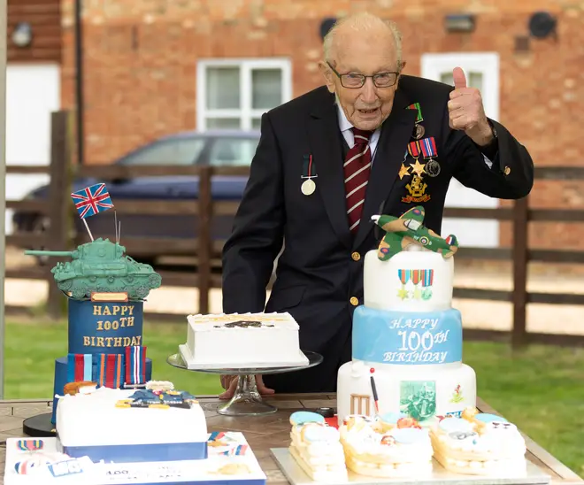 Sir Tom celebrated his 100th birthday last month