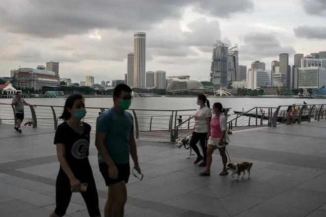 Singapore has one of the highest coronavirus infection rates in Asia