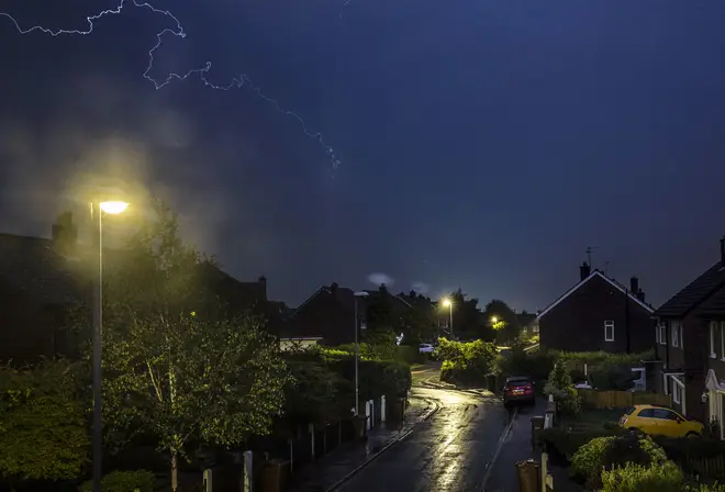 The Met Office has warned there could be thunderstorms