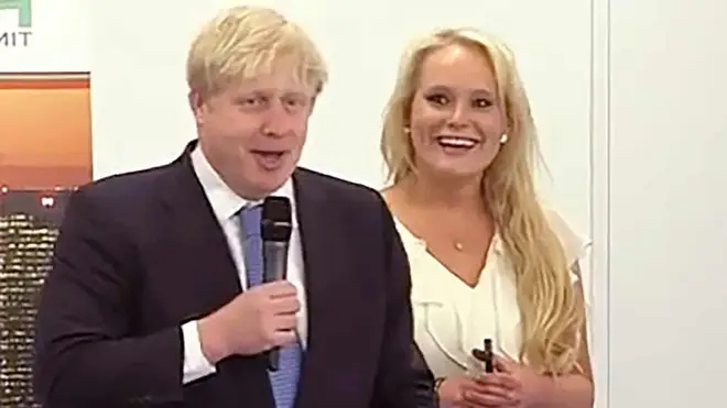 Boris Johnson and Jennifer Arcuri pictured together in 2013