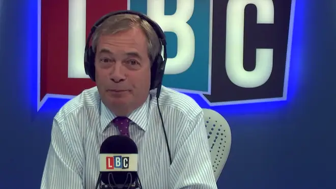 Hillary Clinton said she was disgusted by Nigel Farage