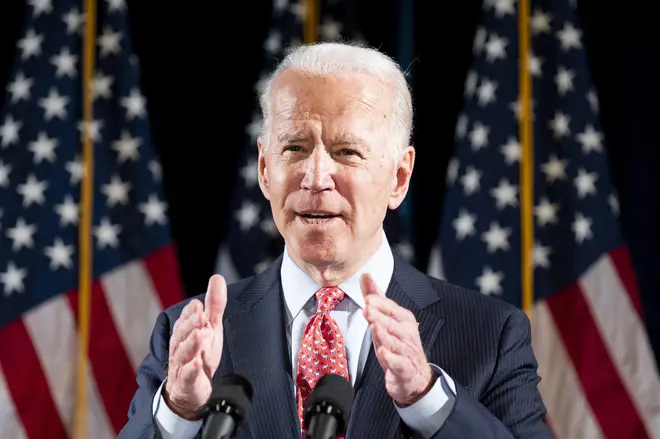 US Presidential nominee Joe Biden