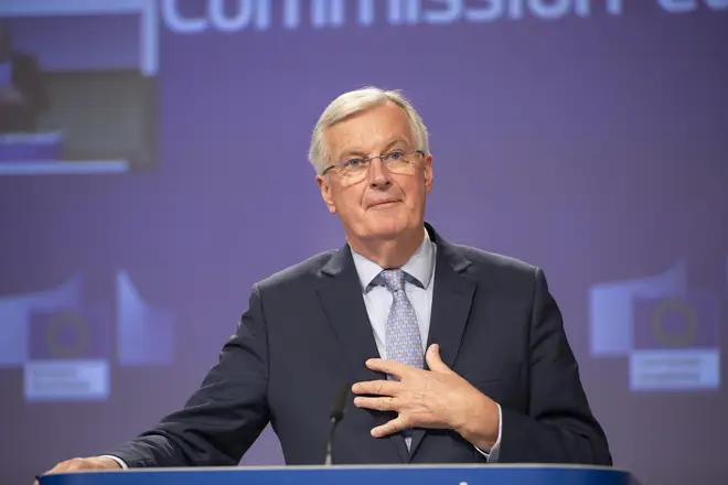 Michel Barnier wrote to Westminster leaders