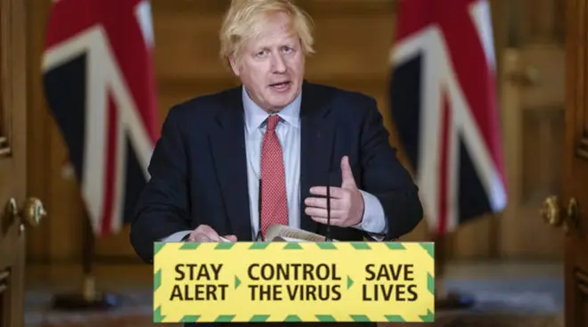Boris Johnson has announced a relaxation of England's lockdown rules.