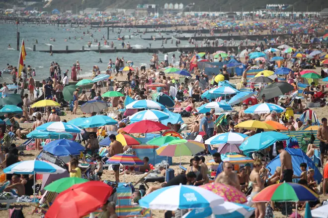 Beaches are predicted to be busy