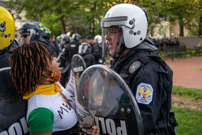 Protests and clashes have erupted across the US