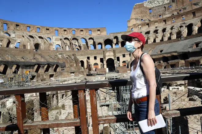The Colosseum opened its ancient doors in Rome