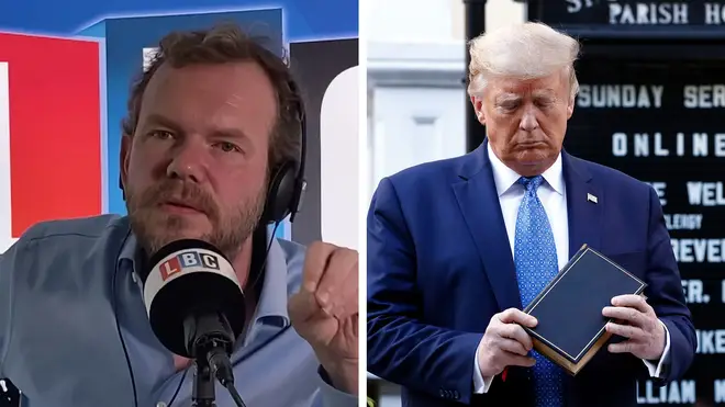 James O'Brien responded to Donald Trump's bible photoshoot