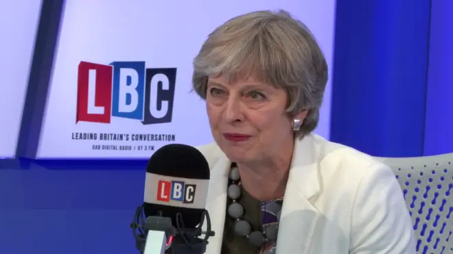 Theresa May refused to answer Iain Dale&squot;s "hypothetical" question