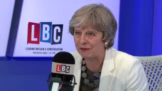 Theresa May refused to answer Iain Dale's "hypothetical" question