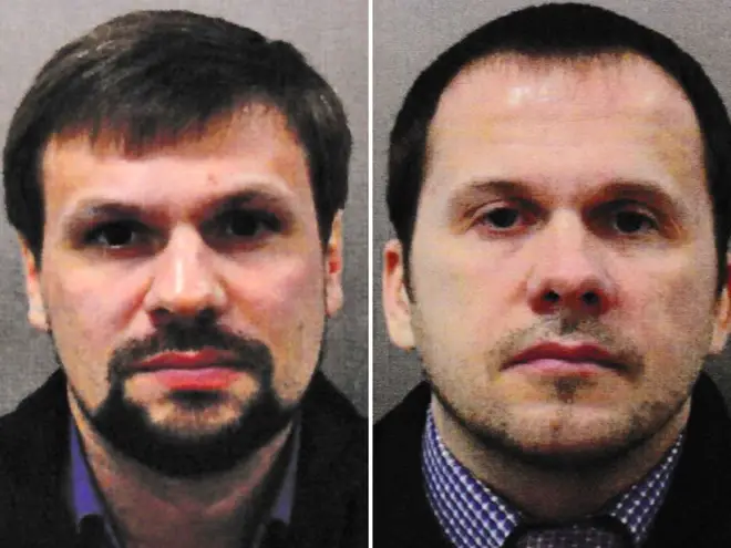 Alexander Petrov and Ruslan Boshirov are being hunted in connection with the Salisbury Poisoning