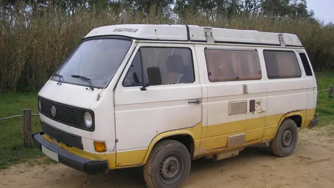 The suspect has been linked to an early 1980s camper van