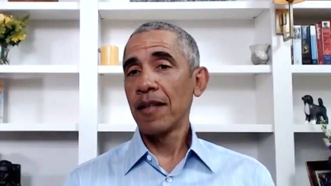 Barack Obama was speaking following the death of George Floyd