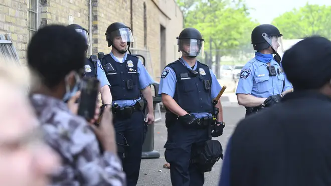 Police in Minneapolis have faced violent clashes and protests since the death