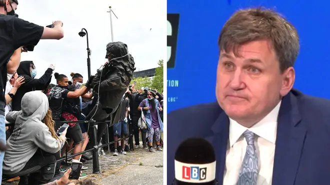 Kit Malthouse said he hoped people would be prosecuted over the statue being ripped down