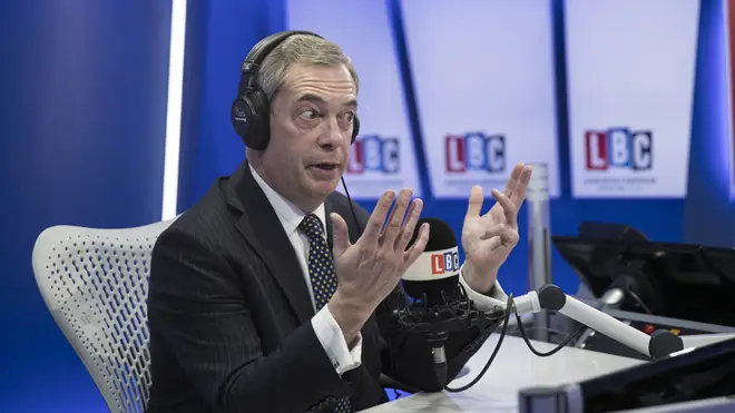 Nigel Farage in the studio