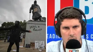 "Every single statue should be brought down" - Tom Swarbrick's intense exchange following protests