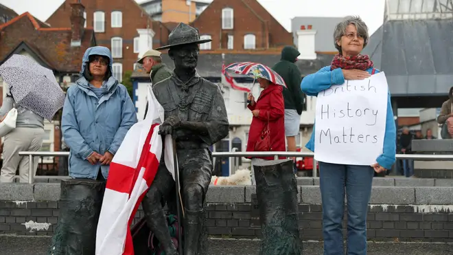 Bournemouth, Christchurch and Poole Council said the statue would be removed and put into temporary storage over "concerns" about it.