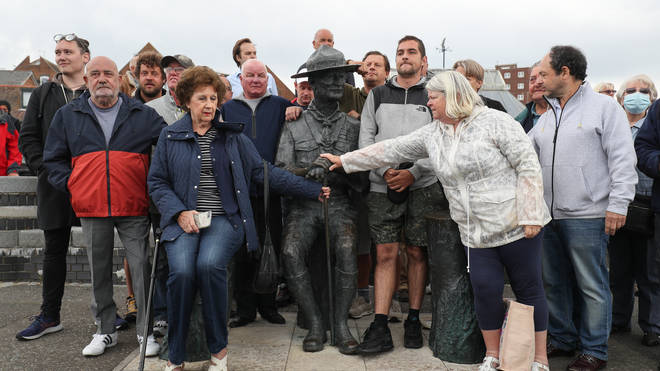 Locals say they don't want the statue to be taken away