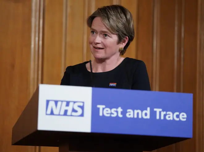 Baroness Dido Harding has admitted the Test and Trace system needs improving