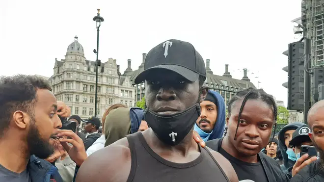 Stormzy attended at least one of the Black Lives Matter demonstrations in London