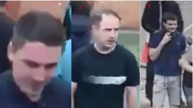 Police want to identify these three suspects in their enquiries