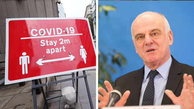 David Nabarro told LBC about the 2m rule