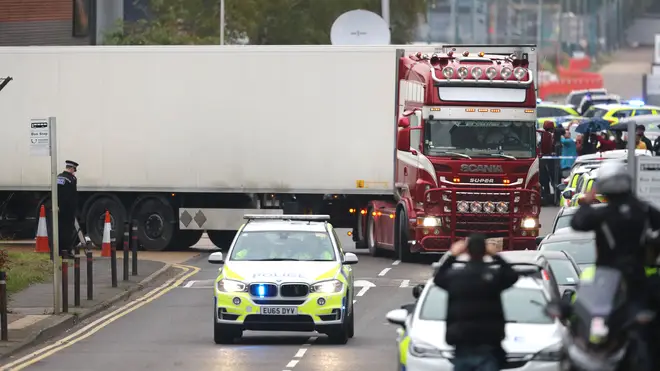 The bodies of 39 migrants were found in the back of a lorry in Essex in October