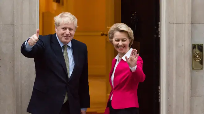 Boris Johnson's with Ursula von der Leyen will take place by video conference call