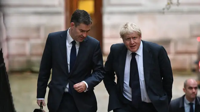 David Gauke and Boris Johnson
