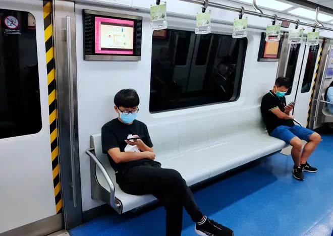 Residents of Beijing who use public transport will need to wear face masks