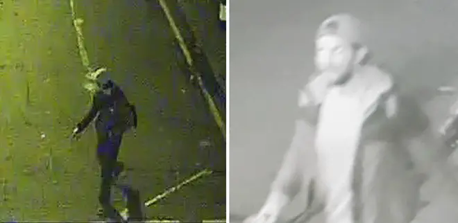 Two of the suspects police want to identify following the sexual assaults.