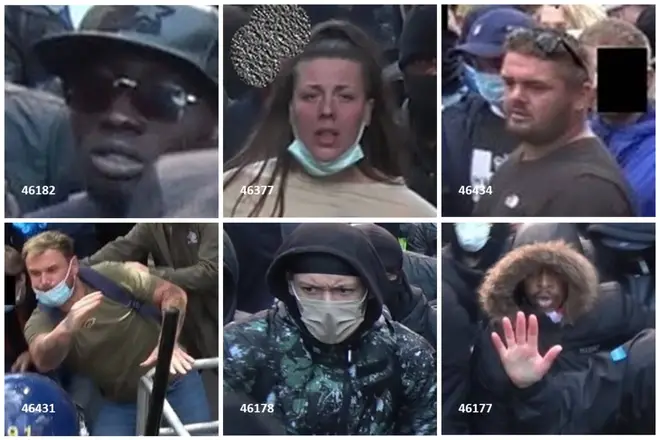 People want to speak to these people about violent clashes that happened in London over a weekend of protests
