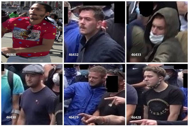Detectives are asking for the public's help in identifying those in the pictures