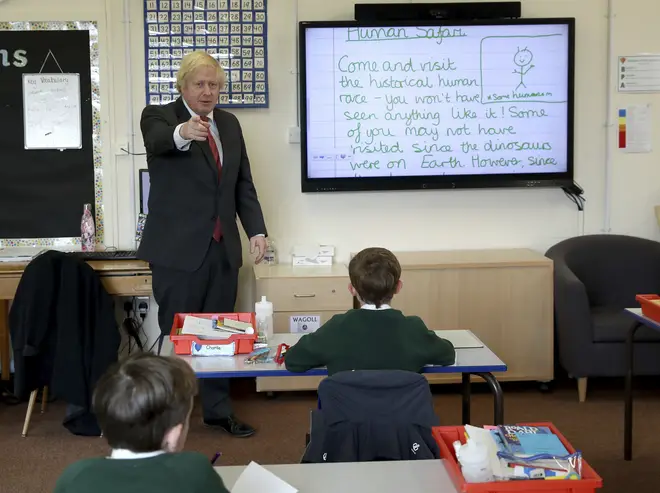 Boris Johnson said to "watch this space" on social distancing in schools