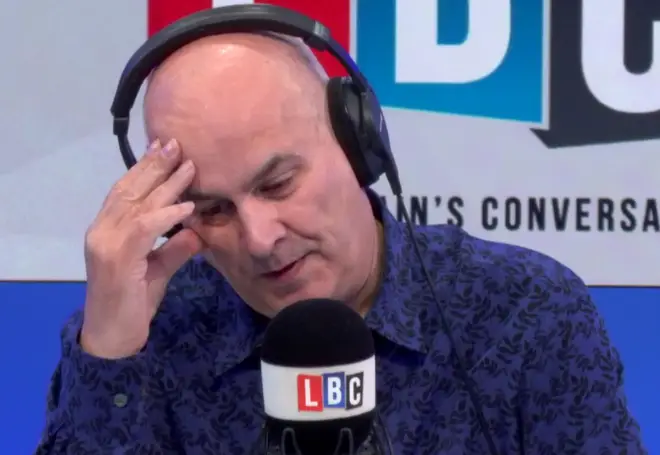 Iain Dale listened to James' emotional call on depression and suicide