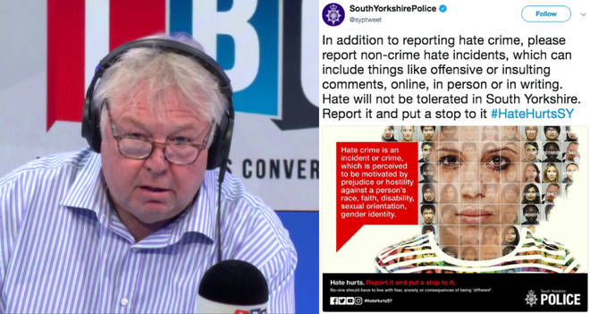 Nick Ferrari had a lot to say about South Yorkshire Police