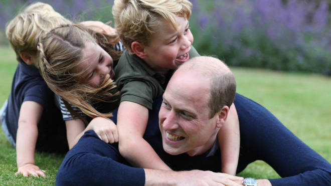 William turned 38 on Sunday, and was pictured at his Anmer Hall mansion on the Sandringham estate in Norfolk